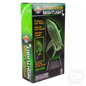 10" 3D Shark Laser Light