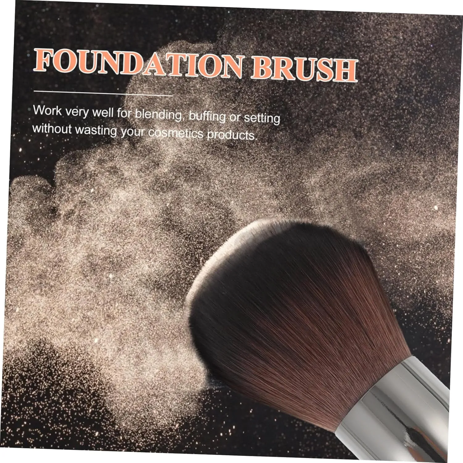 2 Pcs Large Size Loose Powder Brush Large Mineral Powder Cleaning Tools Highlighter Brush Face Loose Brush Makeup Brush Makeup Tool Honey Powder Brush Oversized Artificial Fiber