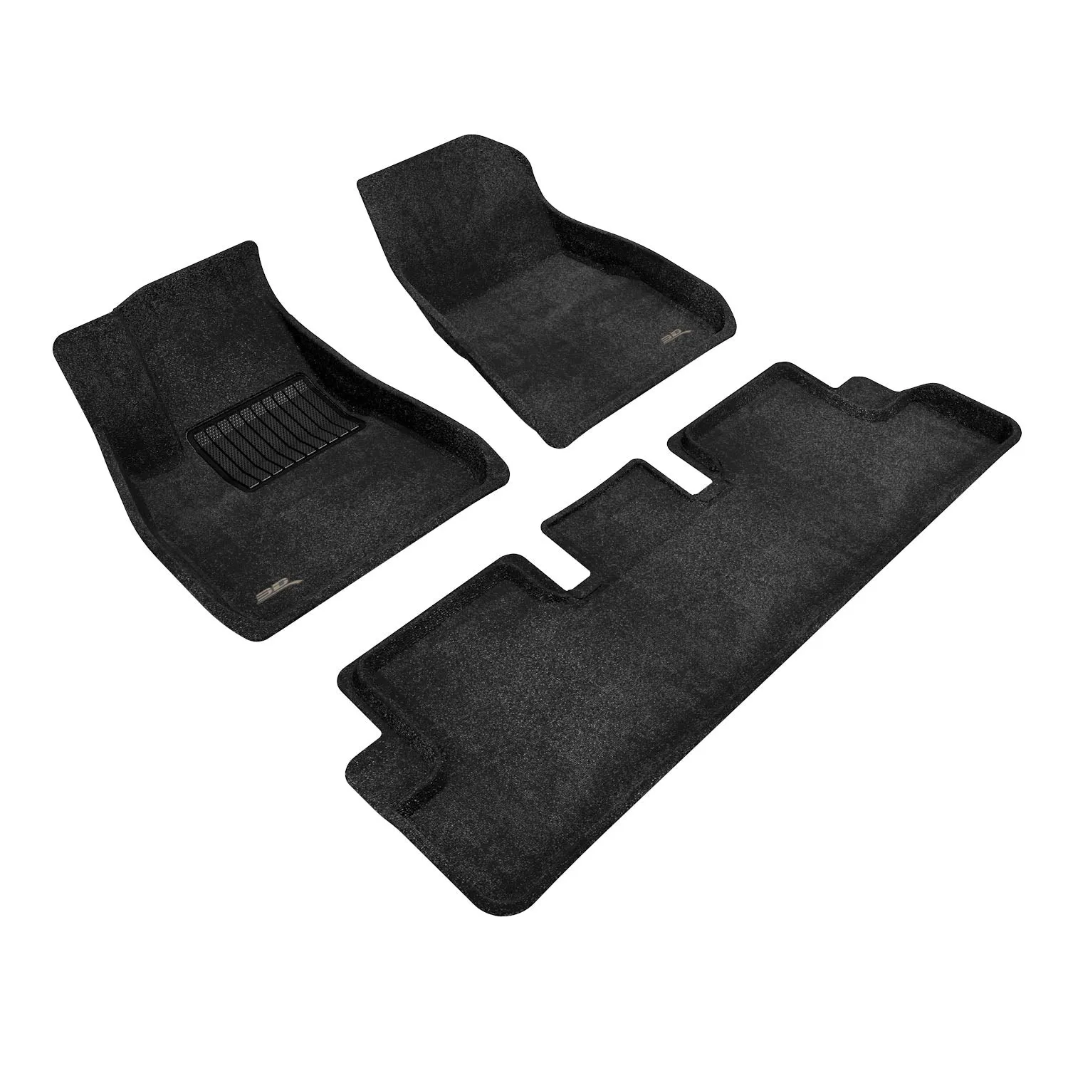 3D MAXpider Floor Mats Tesla Model 3 (20-23) Premium Perfect Fit Carpet Series - Complete Set