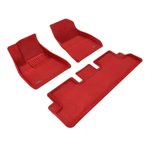 3D MAXpider Floor Mats Tesla Model 3 (20-23) Premium Perfect Fit Carpet Series - Complete Set