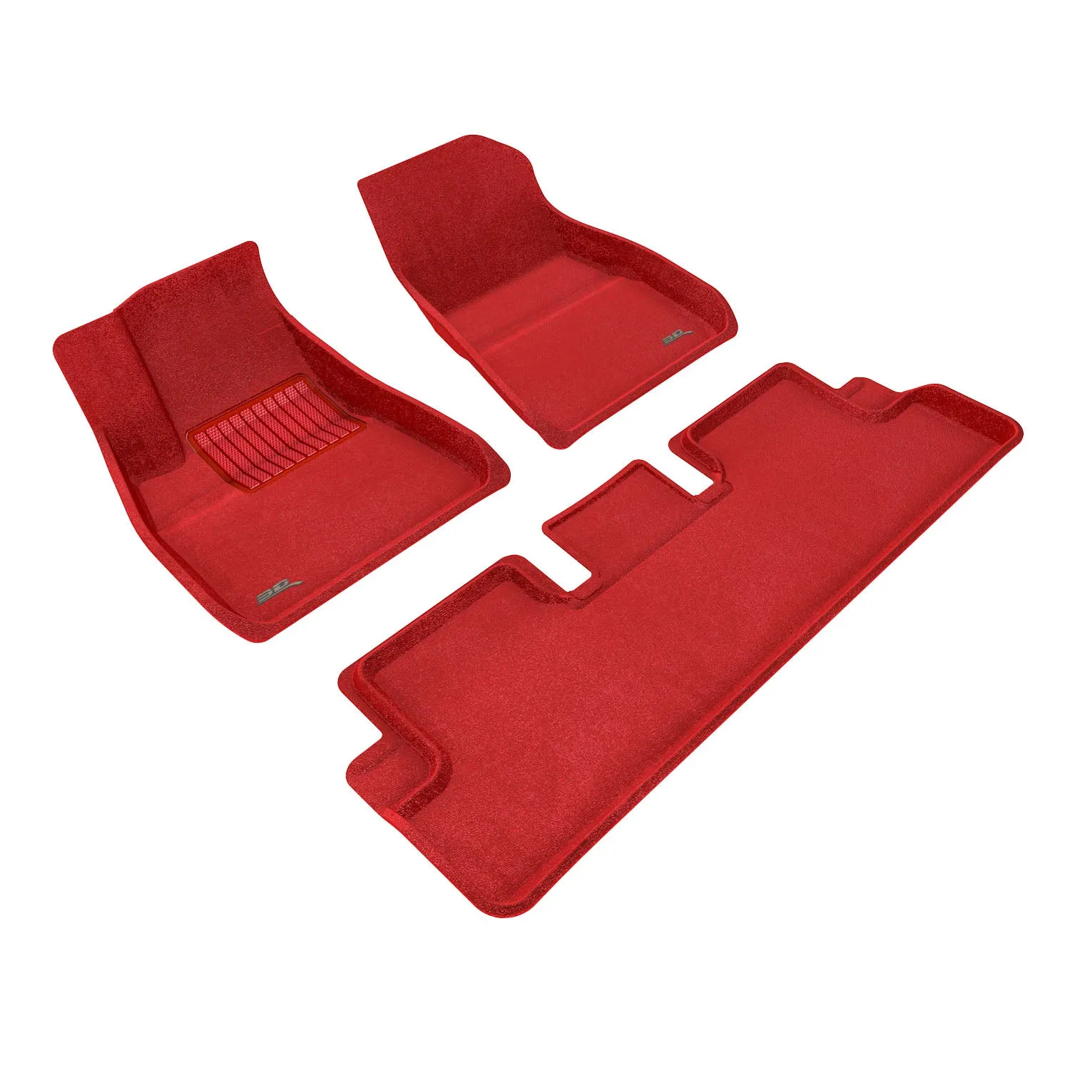 3D MAXpider Floor Mats Tesla Model 3 (20-23) Premium Perfect Fit Carpet Series - Complete Set