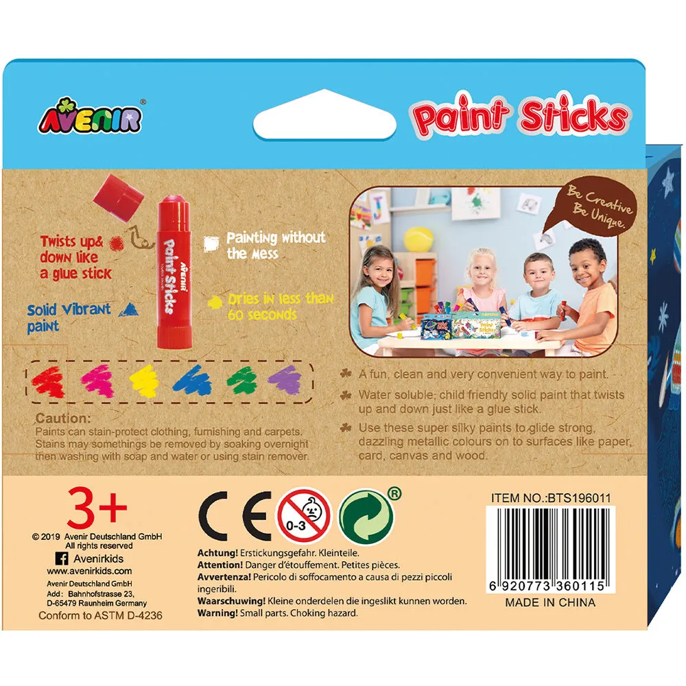 Avenir - Paint Sticks - 6 Metal Colors
