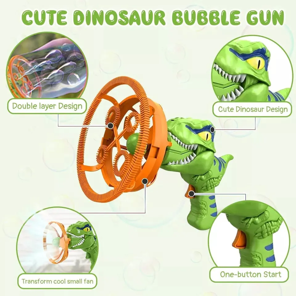 Battery Operated Cartoon Dance Colorful Bubble Gun