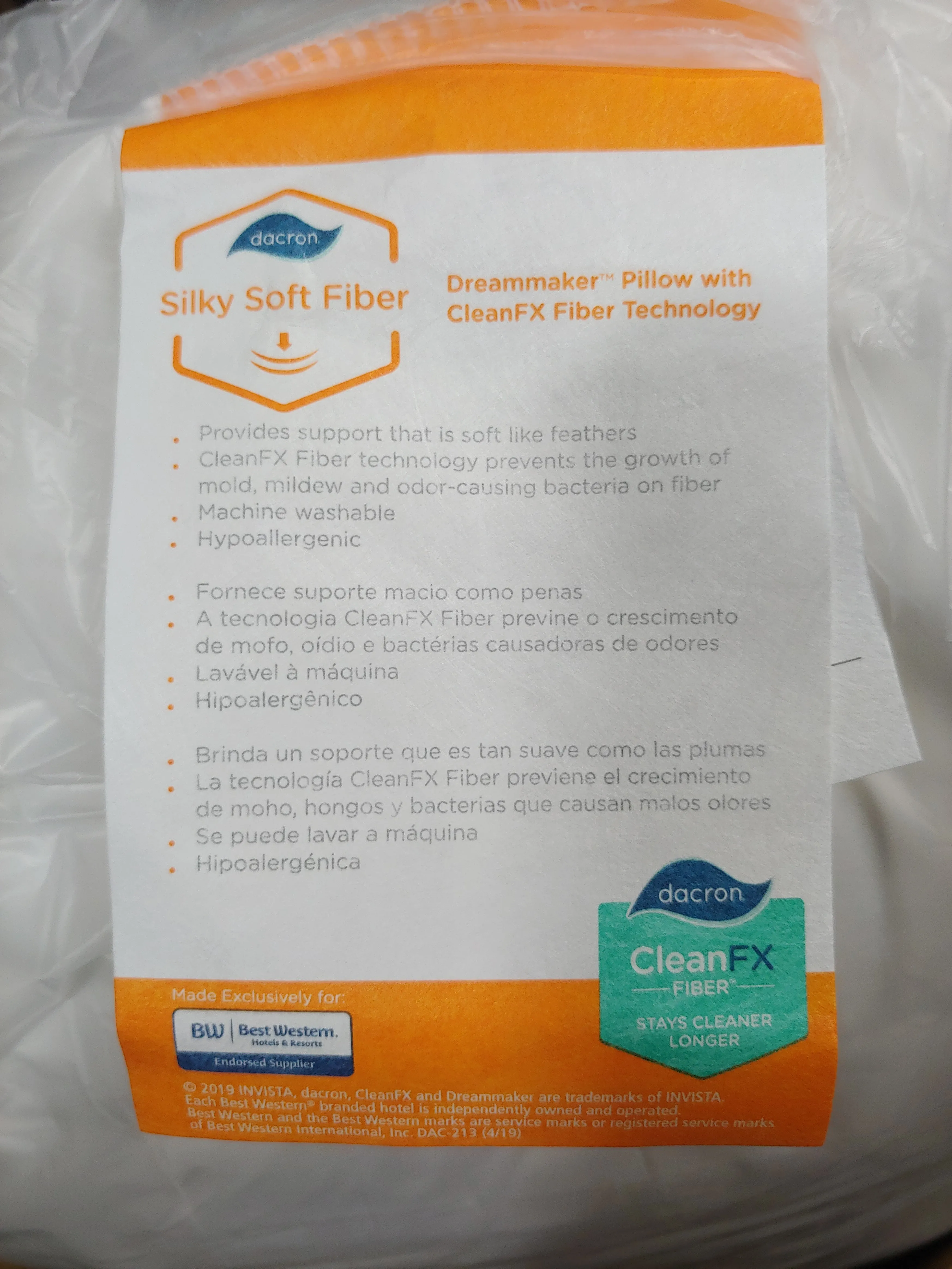 Best Western<sup>®</sup> Dreammaker Gusseted Pillow | Medium-Firm Support