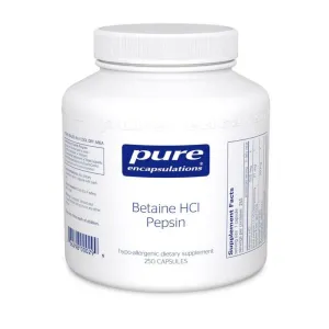 Betaine HCL Pepsin 250 Capsules