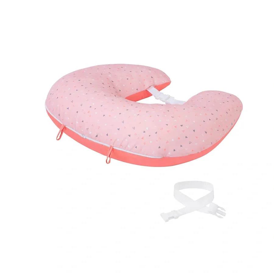 Clevamama ClevaCushion Nursing Pillow & Baby Nest (Coral)