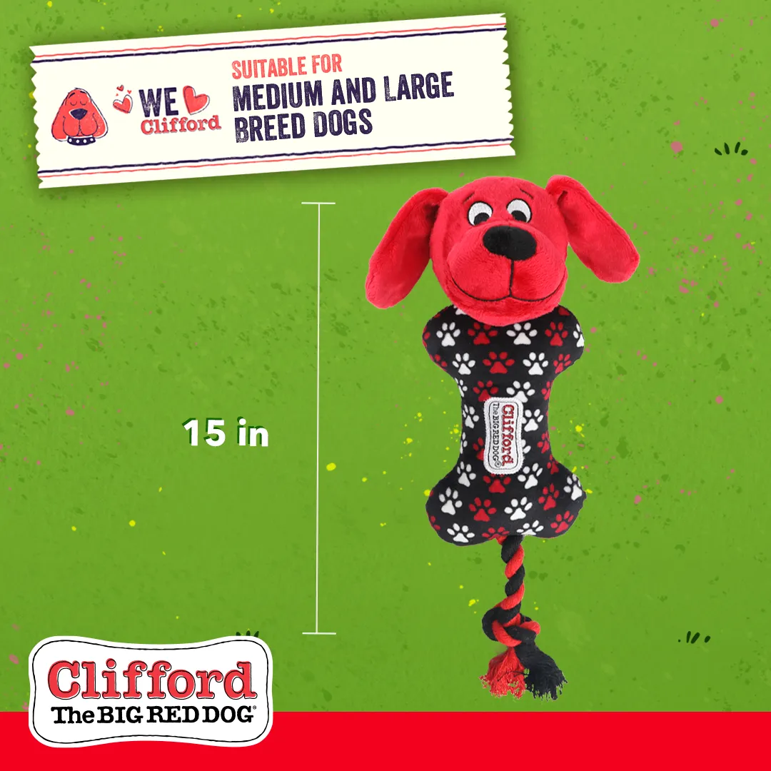 Clifford® Busy Body Rope n' Wrangle 15" Plush Dog Toy