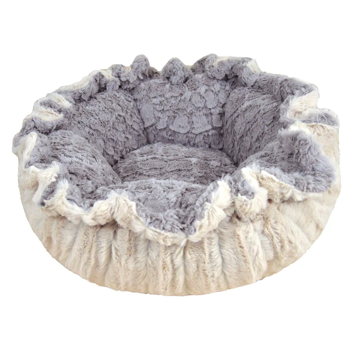 Cuddle Pod Dog Bed Serenity Grey/Natural Beauty