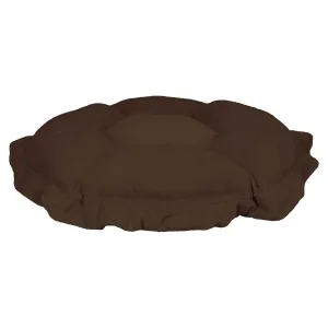 Cuddle Pod Dog Bed Short Shag Brown Fox