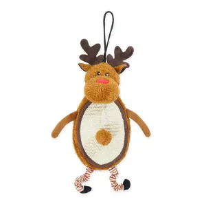Cupid & Comet | Christmas Cat Toy | Reindeer Scratcher Pad