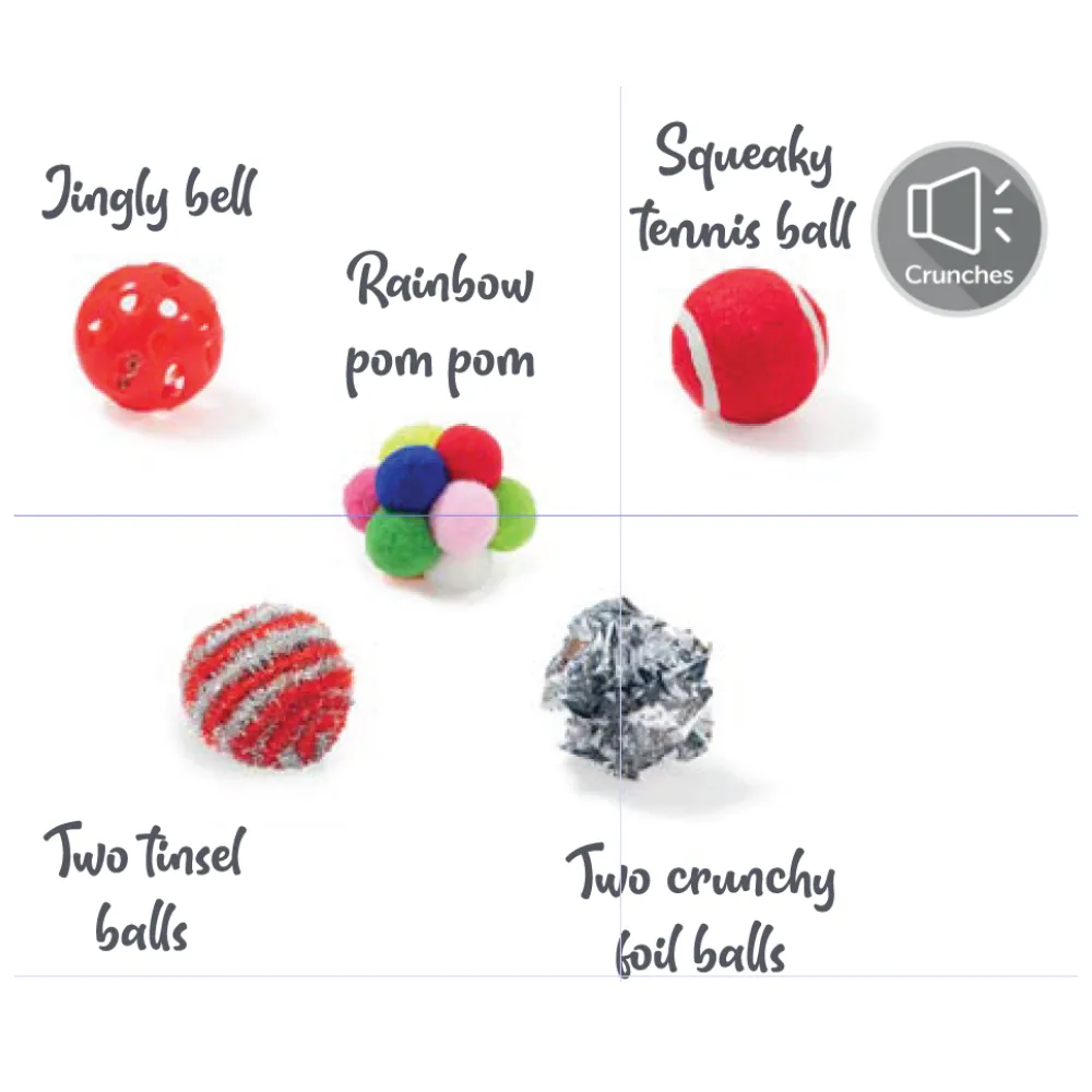 Cupid & Comet Christmas - Cat Toys - Foot of Festive Cat Balls