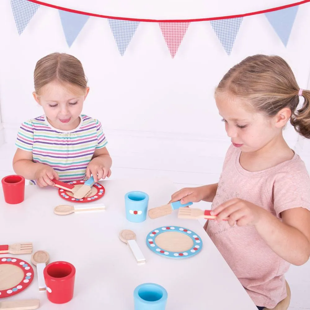 Dinner Service (20 Pieces) by Bigjigs Toys