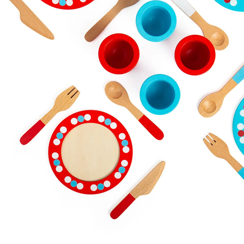 Dinner Service (20 Pieces) by Bigjigs Toys
