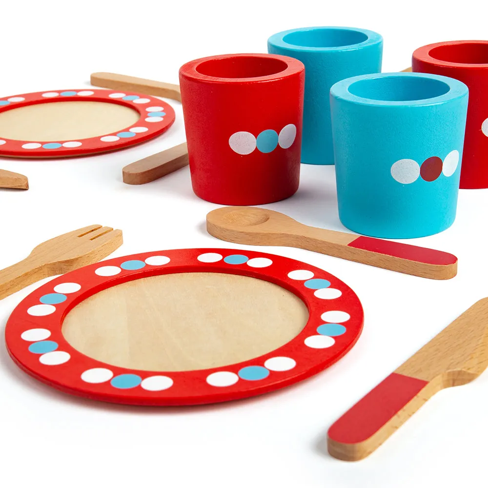 Dinner Service (20 Pieces) by Bigjigs Toys
