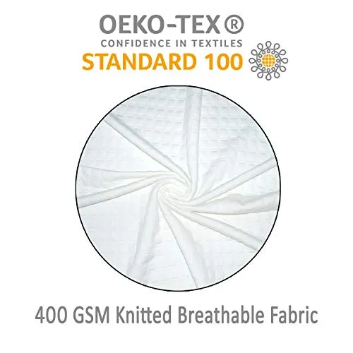 Dreamfactory 400 GSM Knitted Fabric Set of 2 Soft Sleeping Pillow