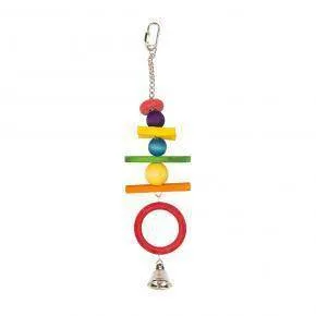 Duvo Birdtoy Acrobate with Colorful Wooden Cubes 38cm