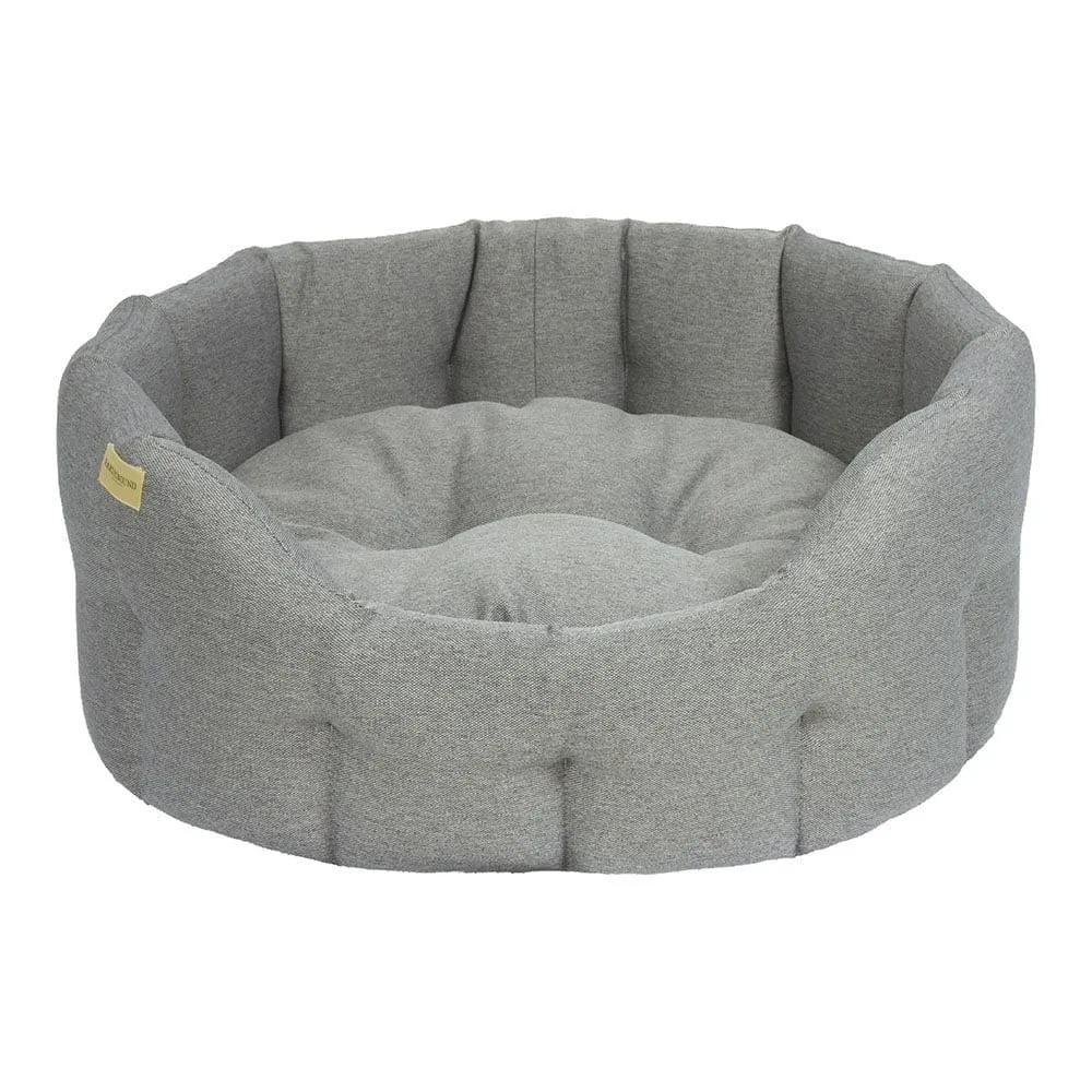 Earthbound Grey Silver Dog Bed