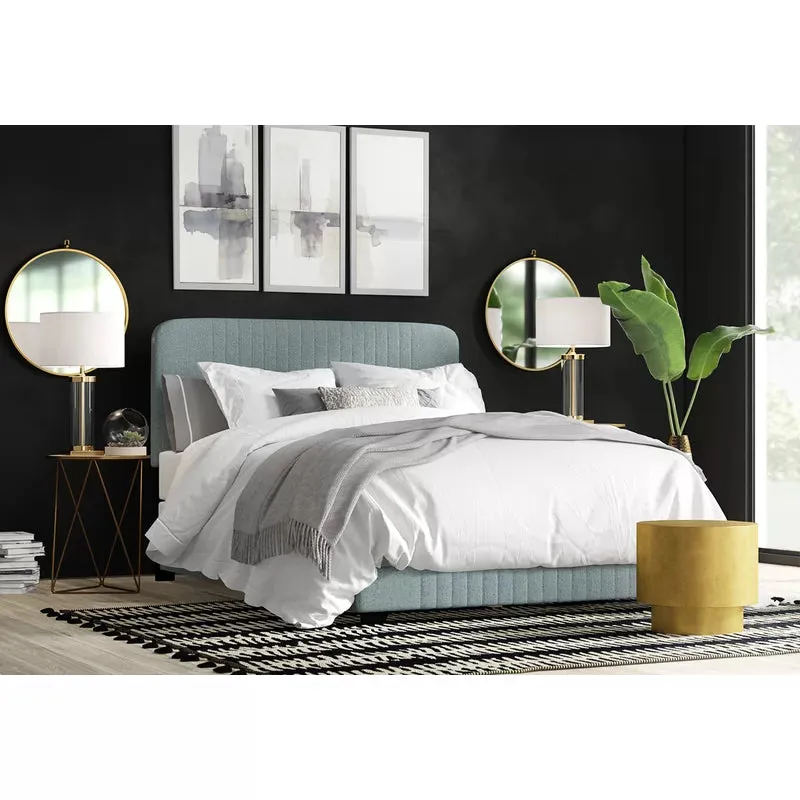 Eid-al-Adha Friler Upholstered Low Profile Standard Bed with free Shipping