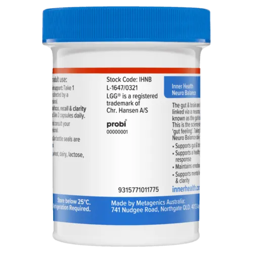 Ethical Nutrients Inner Health Neuro Balance 30 Capsules