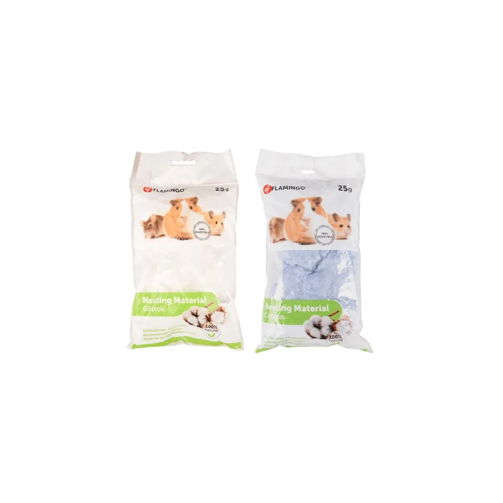 Flamingo Faro Cotton Small Animal Nesting Material 25gr