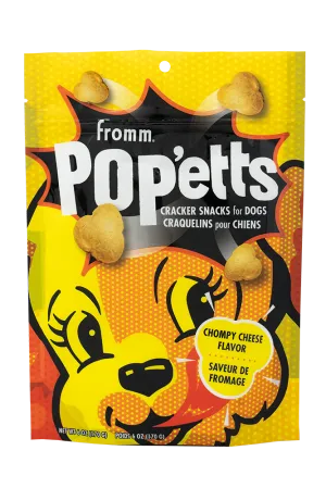 Fromm Pop'etts Chompy Cheese Flavor Dog Treats