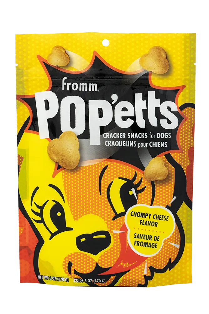 Fromm Pop'etts Chompy Cheese Flavor Dog Treats