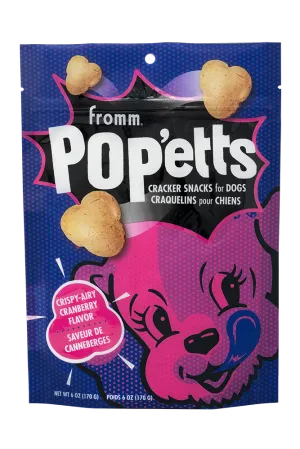 Fromm Pop'etts Crispy-Airy Cranberry Flavor Dog Treats
