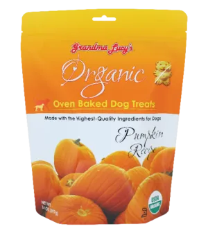 Grandma Lucy’s Organic Oven Baked Pumpkin Dog Treats