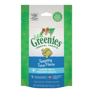 Greenies Cat Dental Treats - Tempting Tuna Flavor 2.1oz