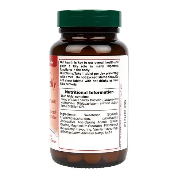 Holland & Barrett Chewable Acidophilus Strawberry (3 Billion) 120 Tablets