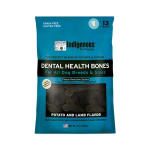 Indigenous Dental Chews Potato & Lamb Flavor 17oz
