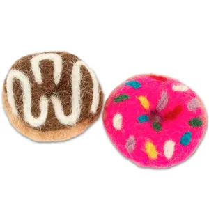 Karma Donut Felted Cat Toys