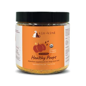 Kin   Kind Dog & Cat Supplement Healthy Poops 4oz