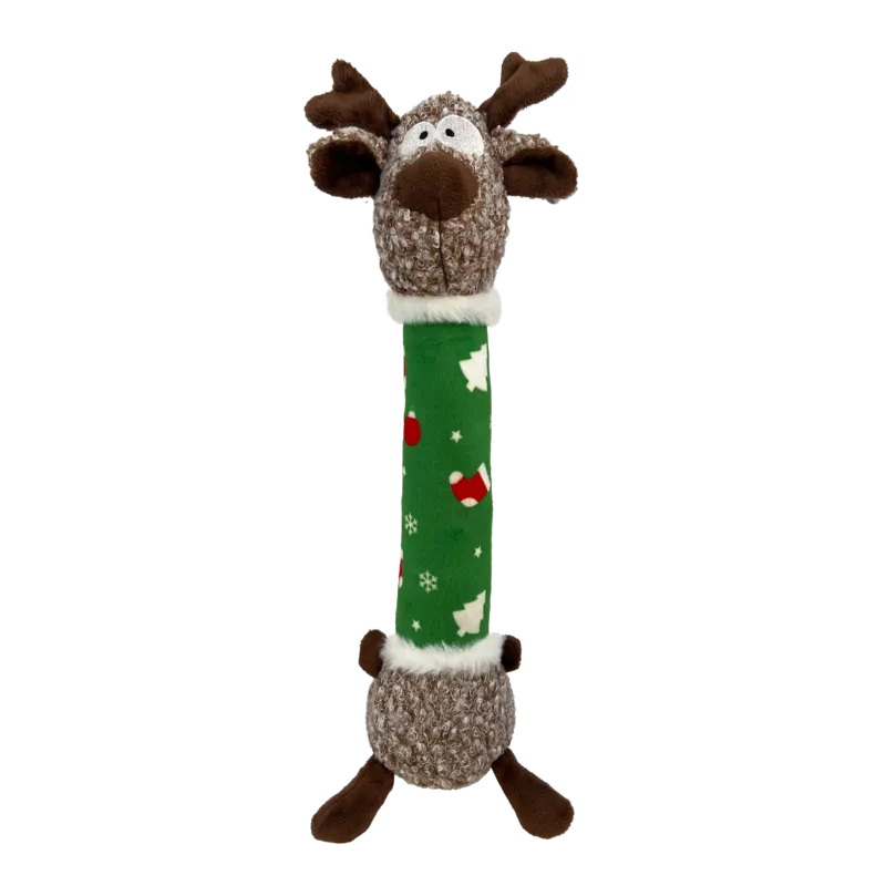 KONG Holiday Shakers Luvs Reindeer Dog Toy