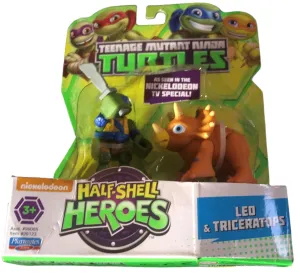 Leo & Triceratops - Teenage Mutant Ninja Turtles Half-Shell Heroes
