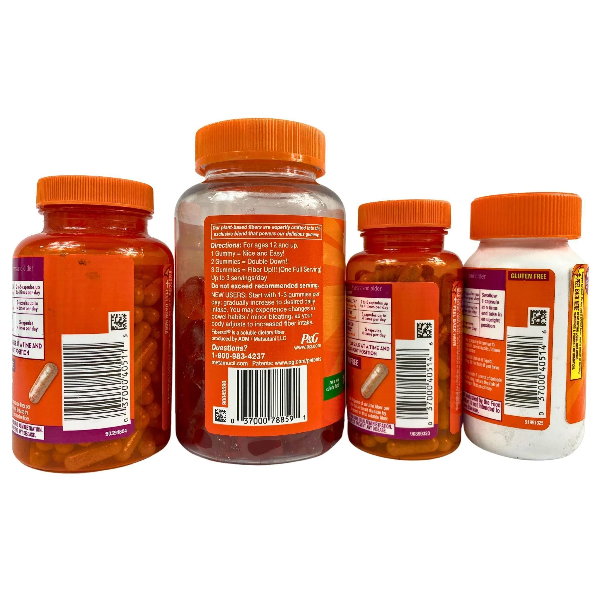 MetaMucil Assorted Fiber Mix Gummies & Capsules (32 Pcs Lot)