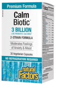 Natural Factors Calm Biotic 3Billion (30 VCaps)
