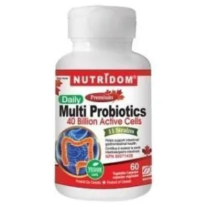Nutridom - multi probiotics 40b - 60 vcaps
