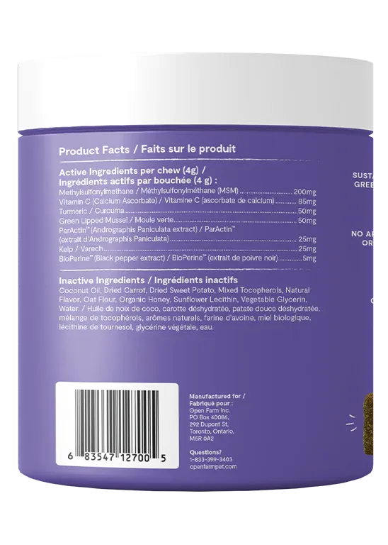 Open Farm - Supplement - Hip & Joint