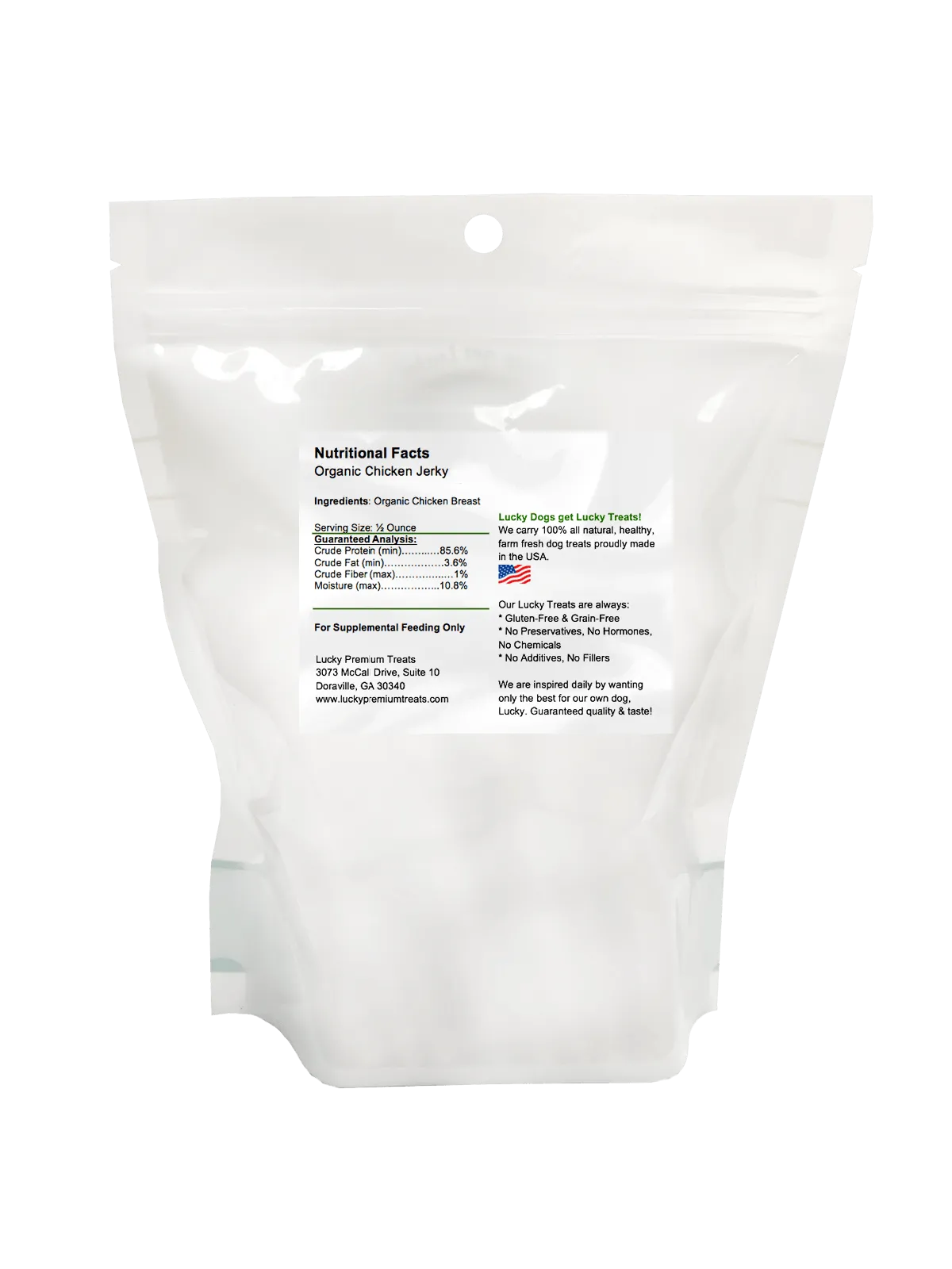 Organic Chicken Jerky Fillets