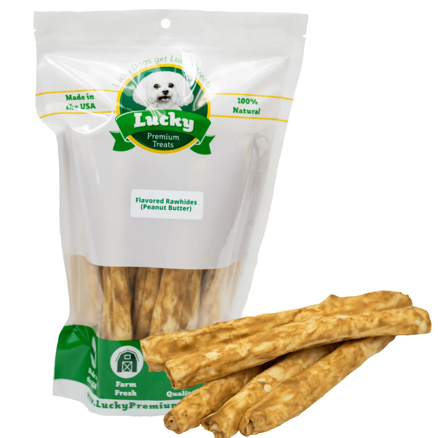 Peanut Butter Basted Beefhide: Retriever