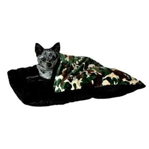 Pet Pocket Dog Bed Army Camouflage