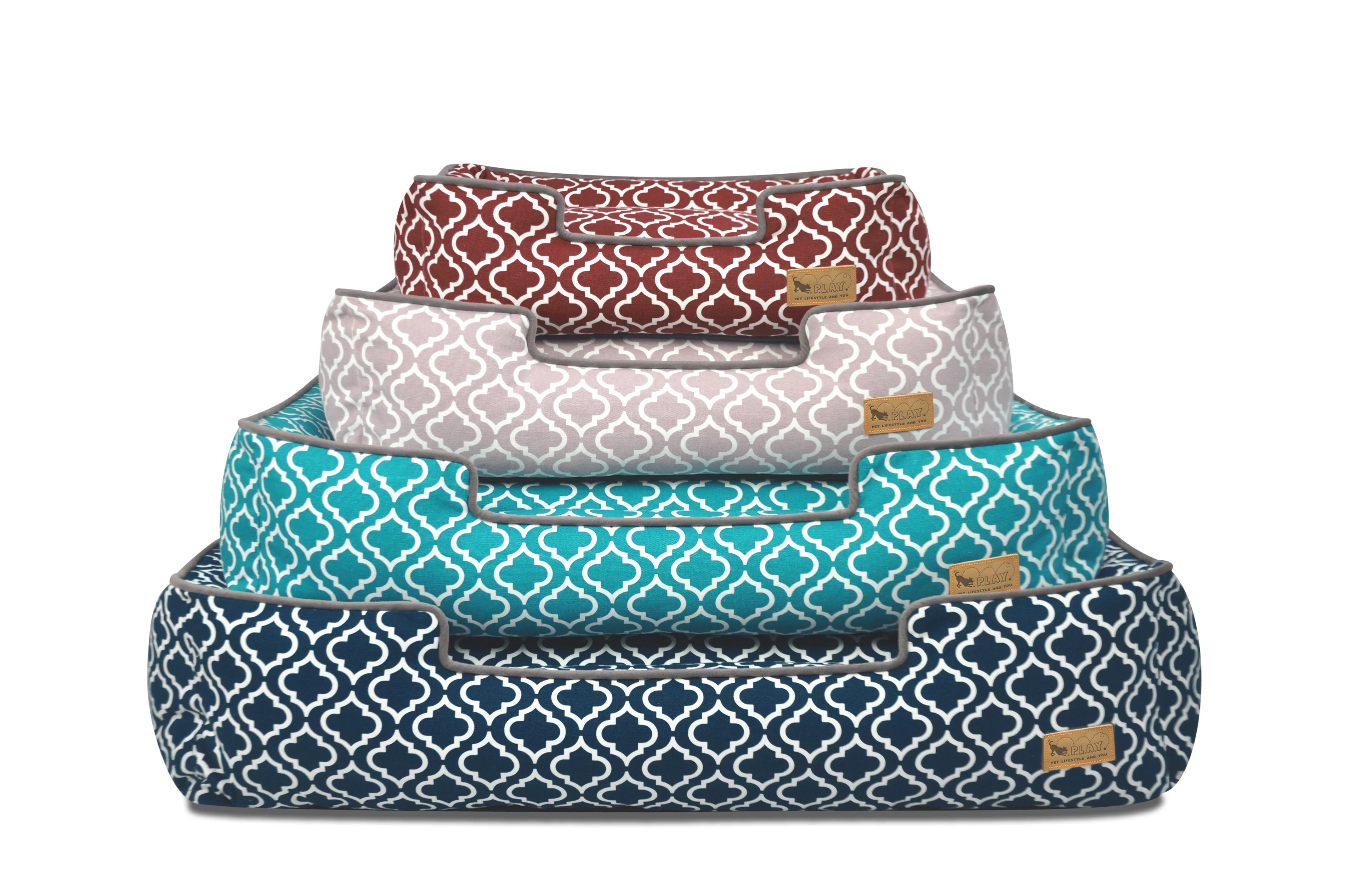 [Pre-order]Lounge Dog Bed: Moroccan Ash Grey