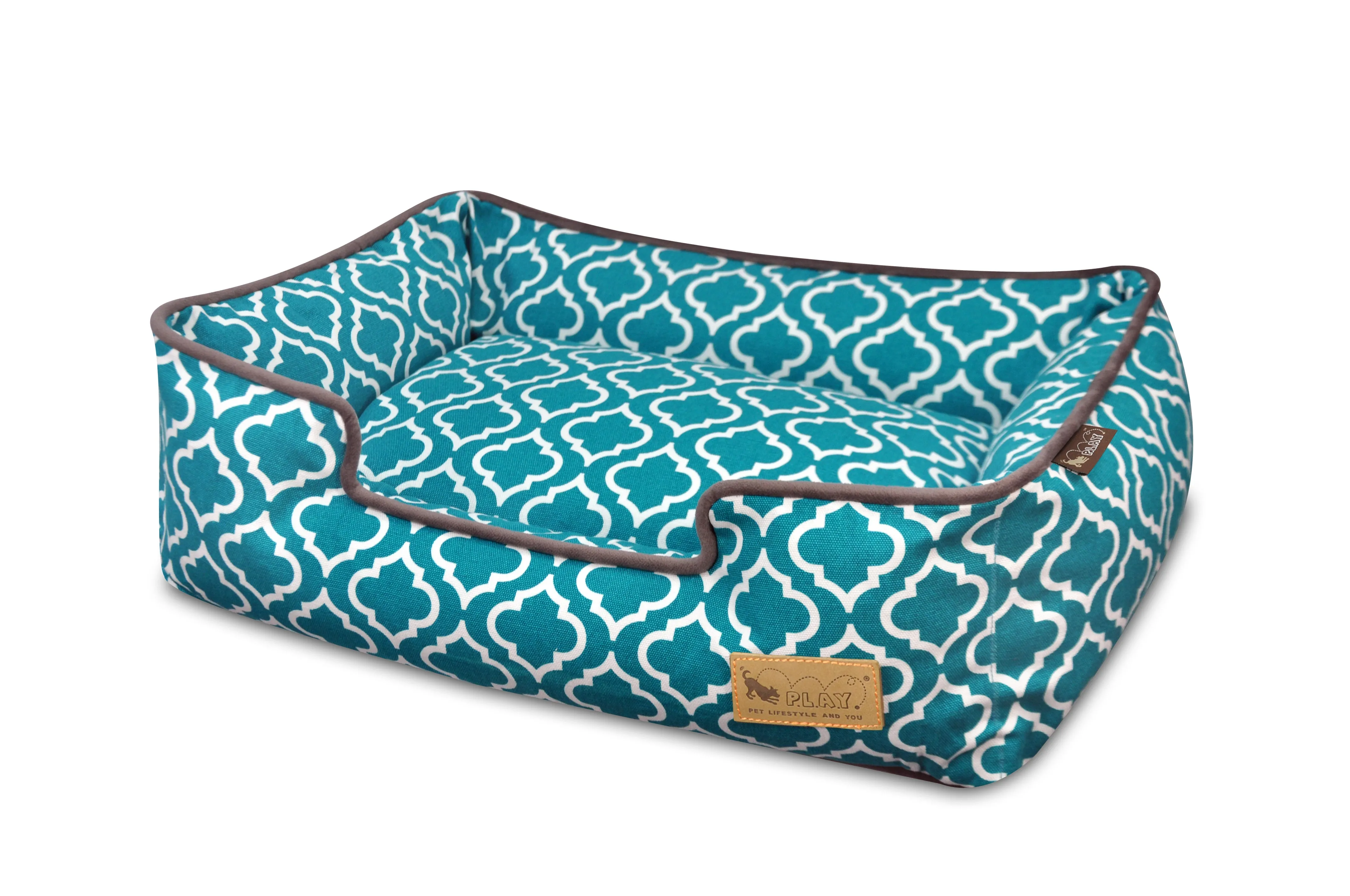 [Pre-order]Lounge Dog Bed: Moroccan Teal