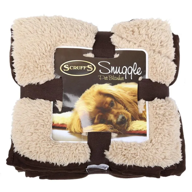 Scruffs Cosy Snuggle Dog Blanket - Chocolate