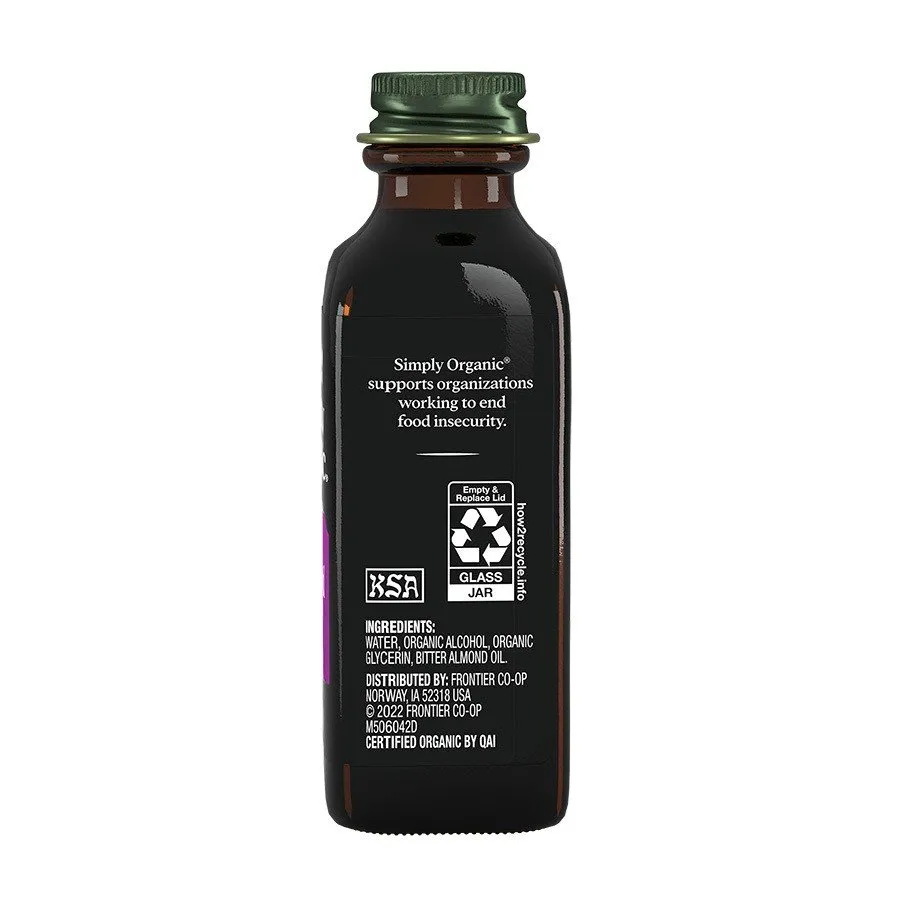 Simply Organic Almond Flavor 2 fl oz Liquid