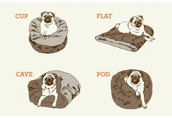 Snuggle Beds for Dogs and Cats: Truffle Brown