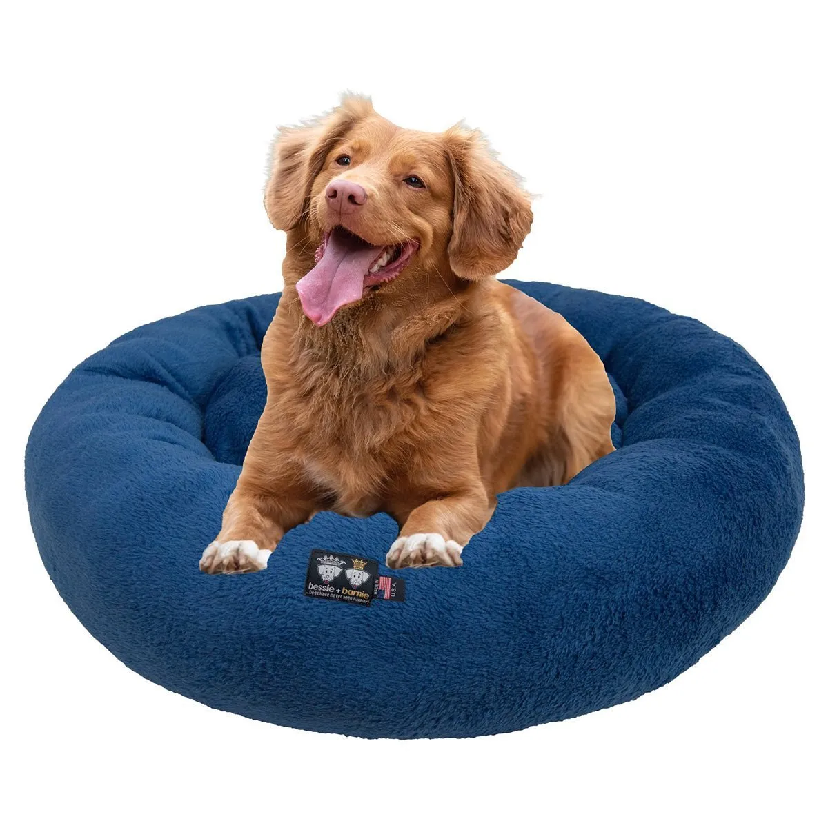 Snuggle Dog Bed Blue