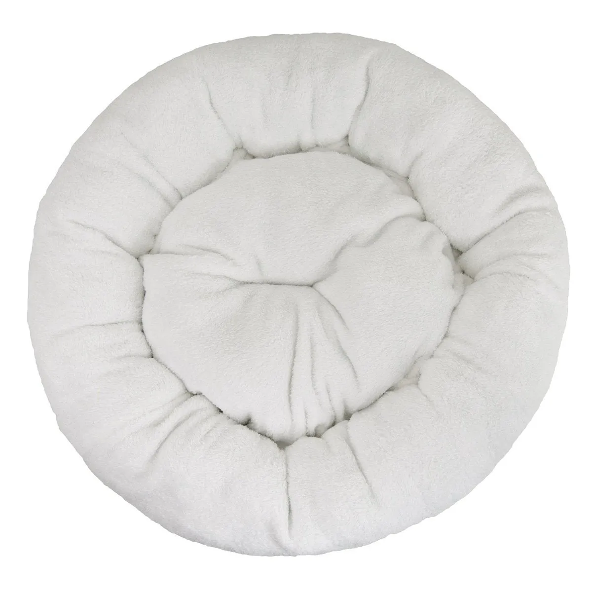 Snuggle Dog Bed White