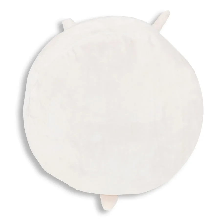 Squishy Bunny Face Pillow with Floppy Ears | Snowball the Bunny